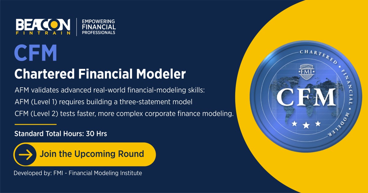 Chartered Financial Modeler (CFM) — Beacon FinTrain